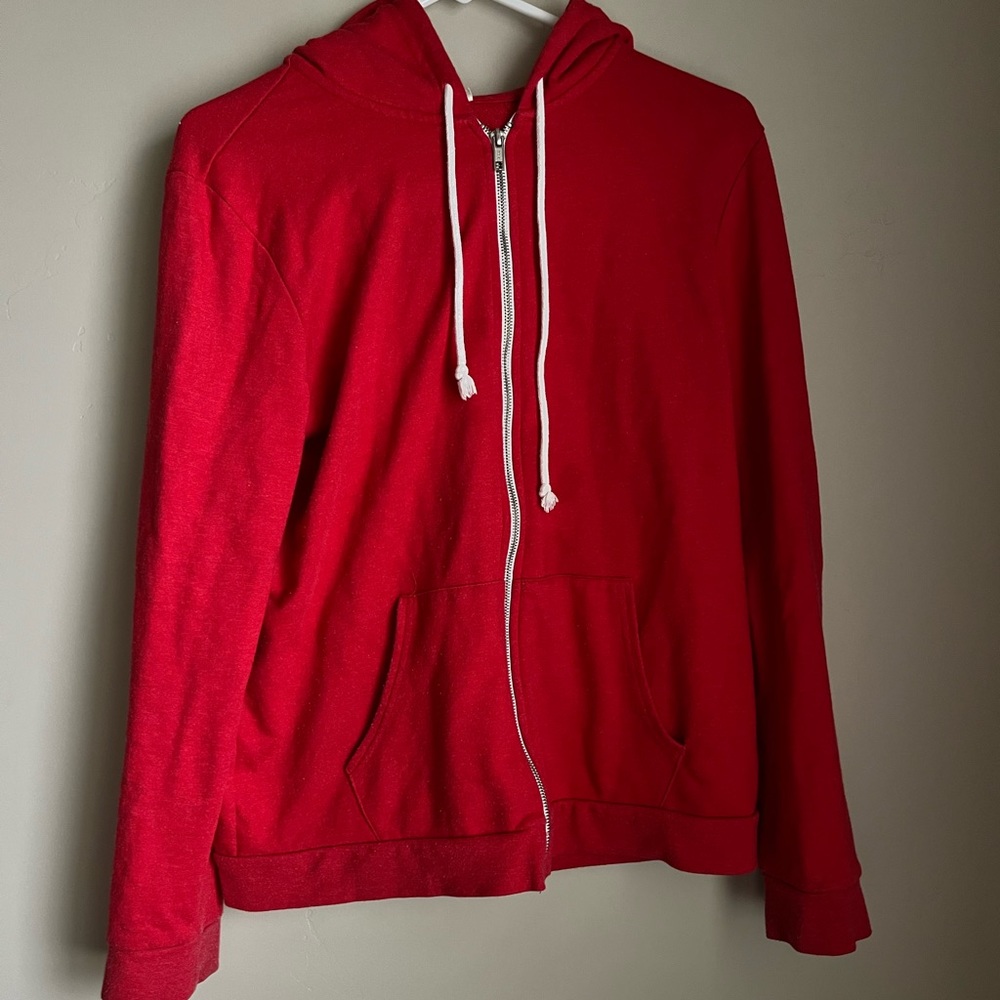 Red Zip Up Jacket